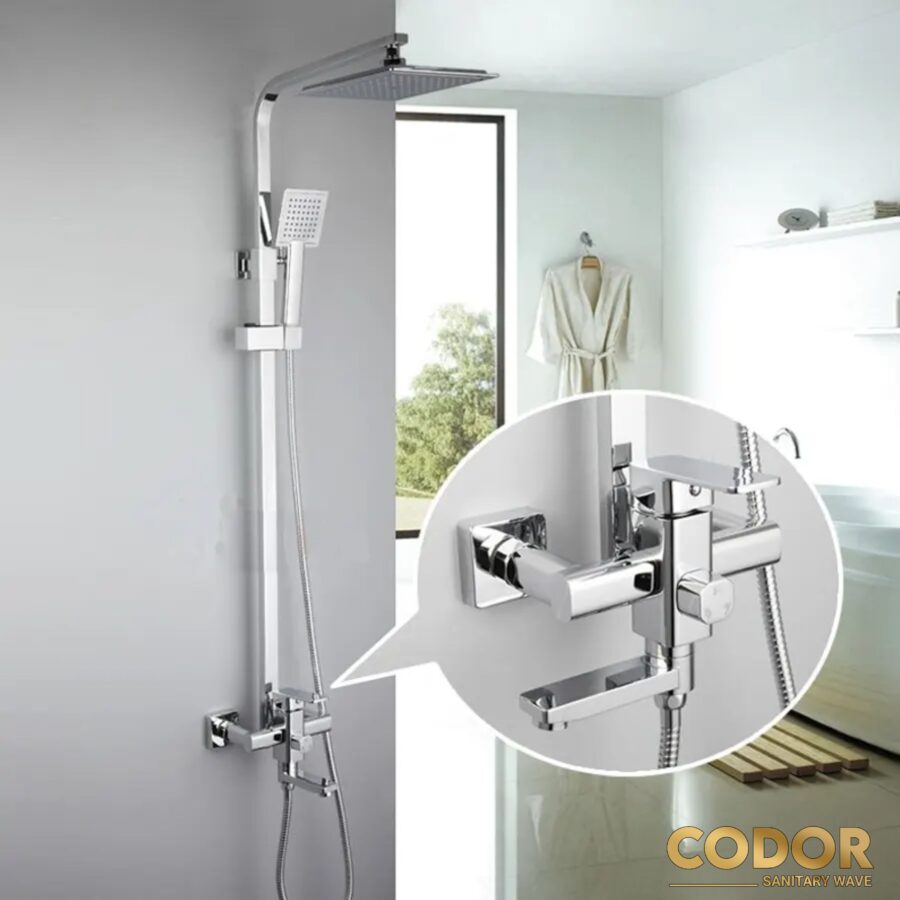 Sen Cây Tắm Đứng Nóng Lạnh Inox 304 Bóng CDSC-9013