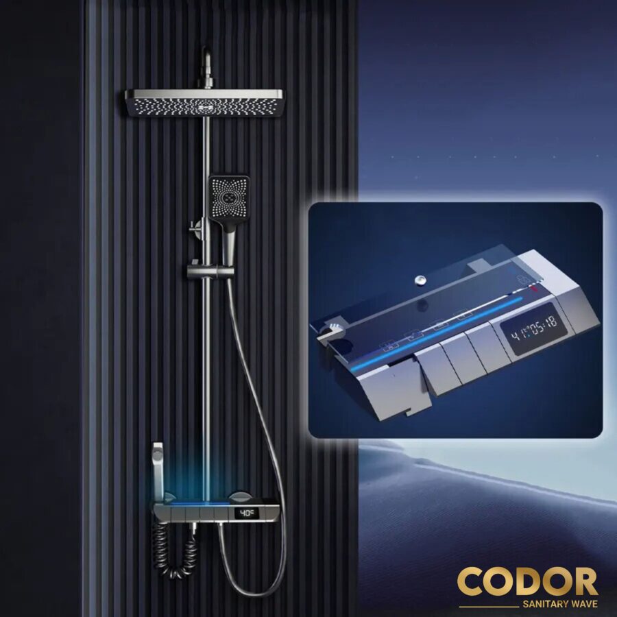 Sen Cây Phím Đàn Nóng Lạnh Đèn LED Nhiệt Độ CDSC-9030