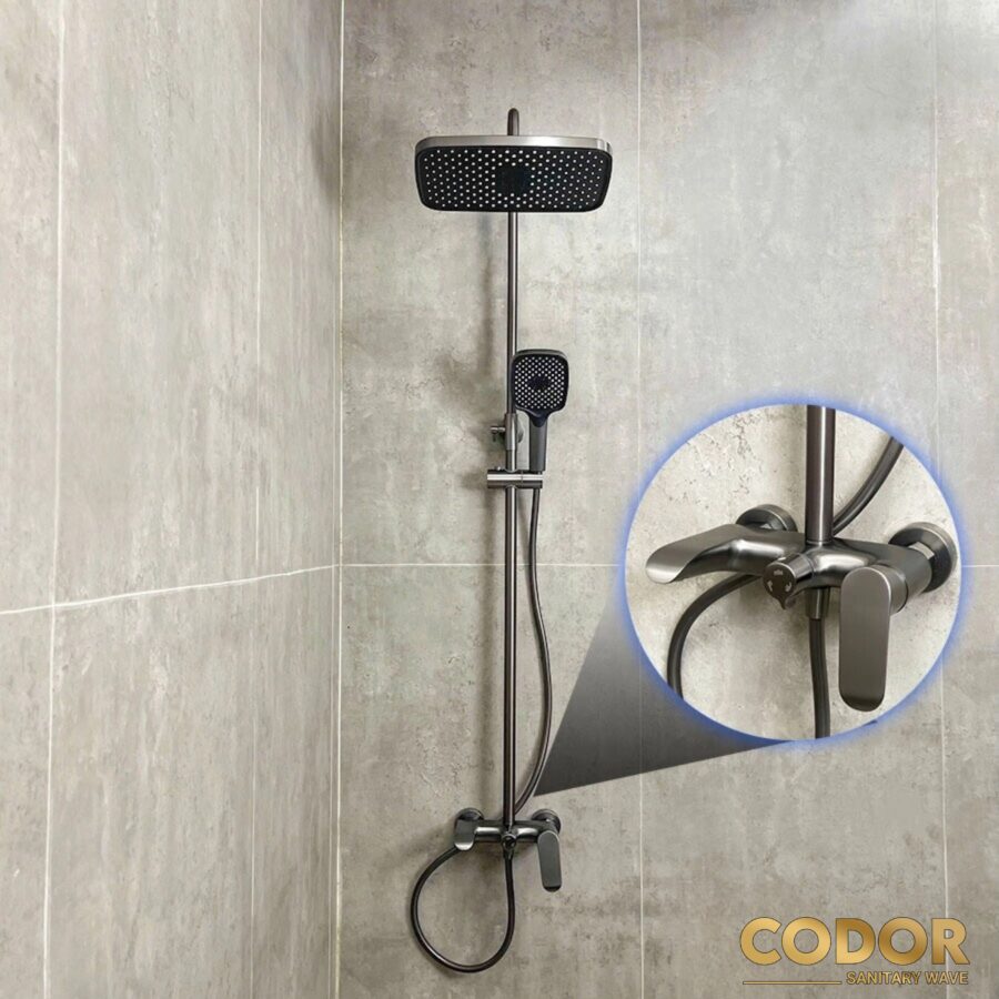 Sen Cây Tắm Đứng Nóng Lạnh Nano Xám CDCR-9158