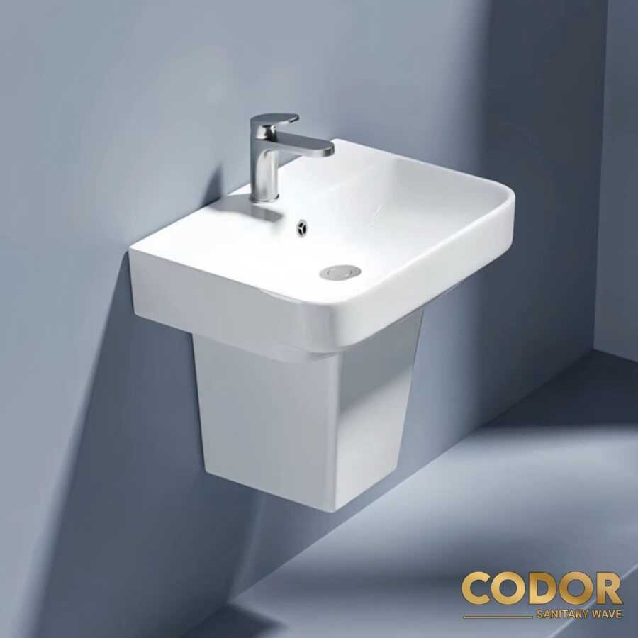 Lavabo Treo Tường Vuông Cao Cấp CDLA-02V