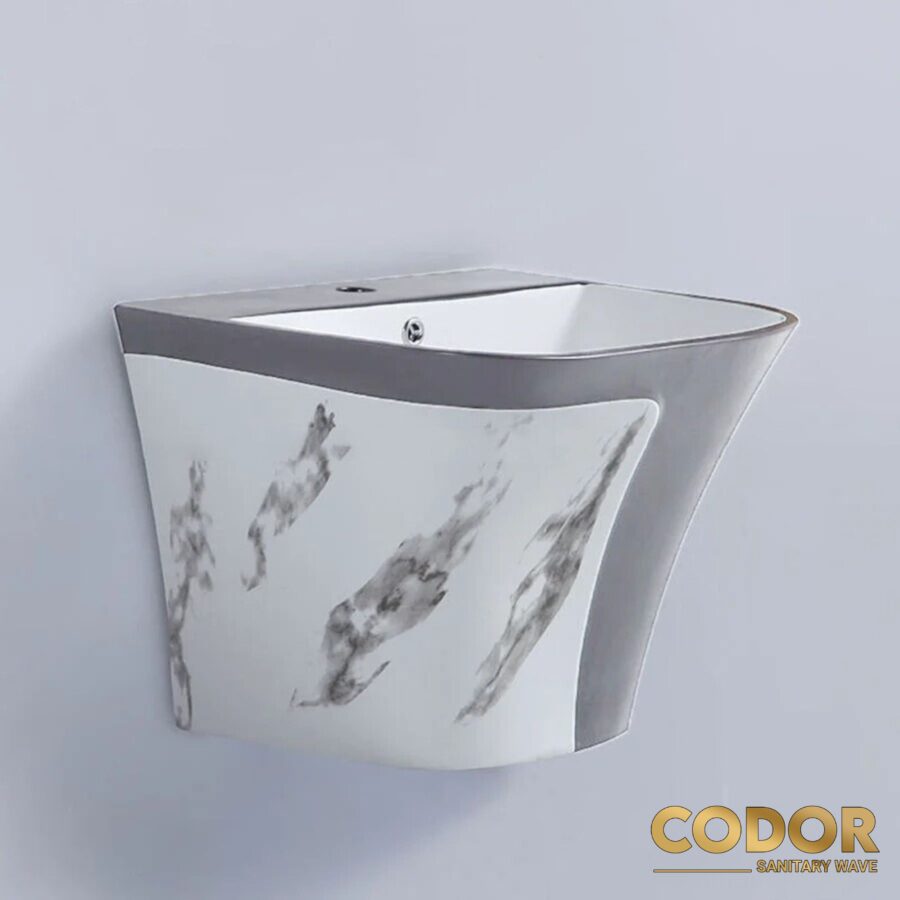 Lavabo Treo Tường Xám Vân Đá CDLA-17