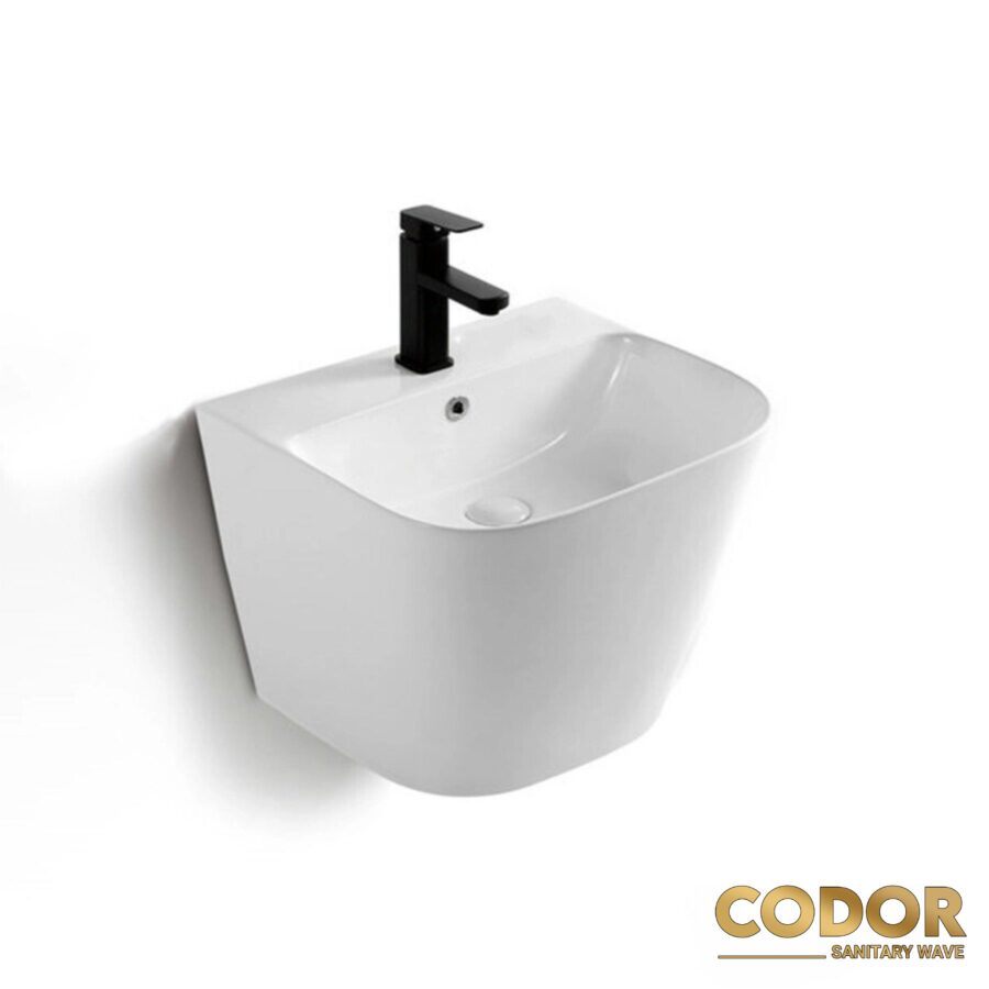 Lavabo Treo Tường Men Sứ Trắng Cao Cấp CDLA-92